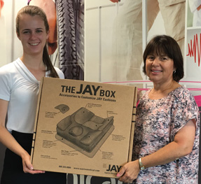 Presentation of Jay Box to MS Society