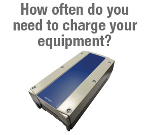 How often do you need to charge your equipment