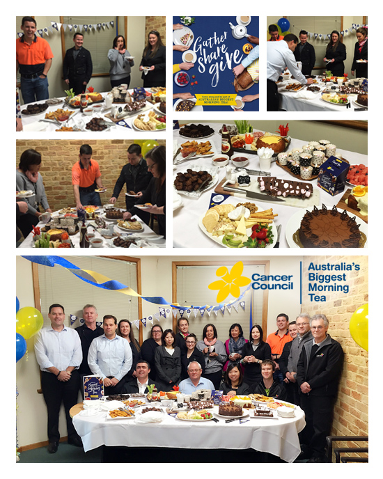 Unicare Health supports Cancer Council's fundraising efforts by hosting Australia's Biggest Morning Tea to raise money for research, prevention and support services for those affected by cancer.