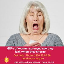 Unicare Health helps to raise the awareness of incontinence as a health issue by supporting World Continence Week.