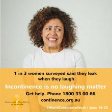 Unicare Health helps to raise the awareness of incontinence as a health issue by supporting World Continence Week.