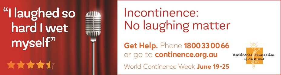 Unicare Health helps to raise the awareness of incontinence as a health issue by supporting World Continence Week.