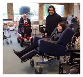 Unicare Health staff undergo product training on seating and positioning for mobility management and learn how to achieve optimal seating for aged care and disability needs.