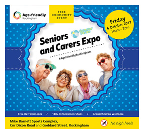 Unicare Health supports Warnbro Pharmacy at the Seniors and Carers Expo in Rockingham.