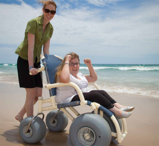 Platypus Beach Wheelchair