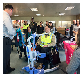 Training - Standing Hoist and SlingsHow to safely transfer a client using a standing hoist and slings