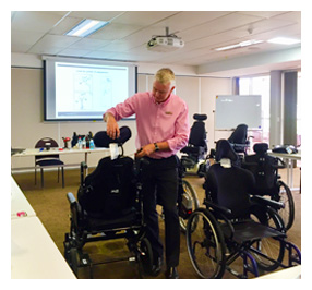 wheelchair seating adjustments workshop feature