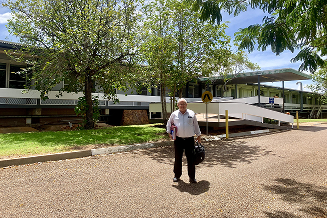 Geoff at Wyndham Hospital