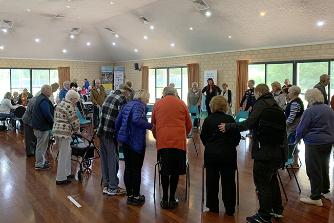 Unicare Health promotes equipment solutions for Independent Living at the Peel LiveLighter Seniors Activity and Information Day.