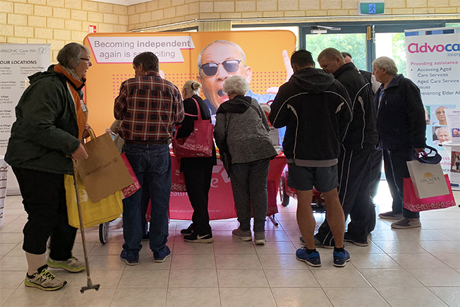 Unicare Health promotes equipment solutions for Independent Living at the Peel LiveLighter Seniors Activity and Information Day.