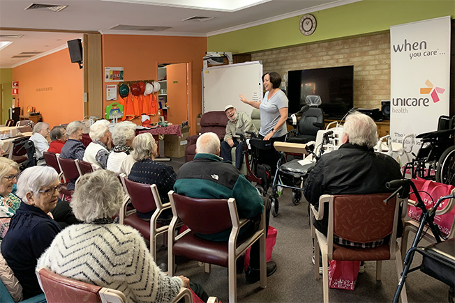 Silver Chain invites Unicare Health to share expert aged-care product knowledge to encourage clients to adopt safer living practices at home.