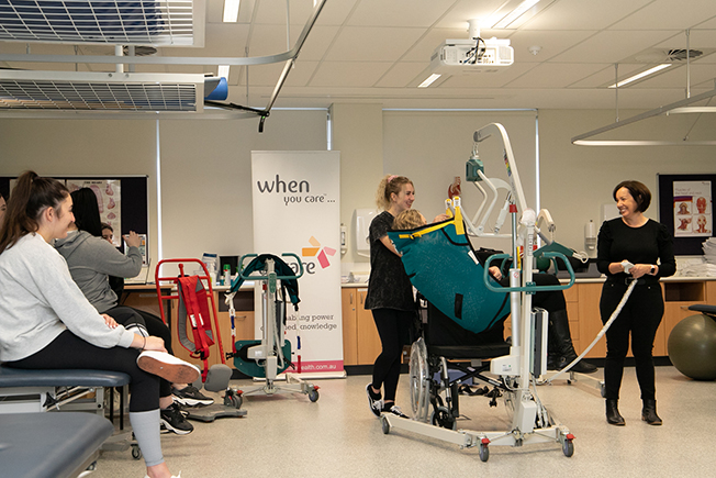 Edith Cowan University Unicare Health Hoist Training 