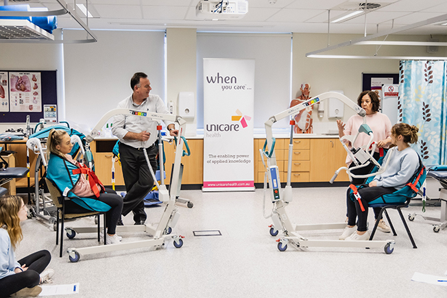 Edith Cowan University Manual Handling Equipment Training for Occupational Therapy Students