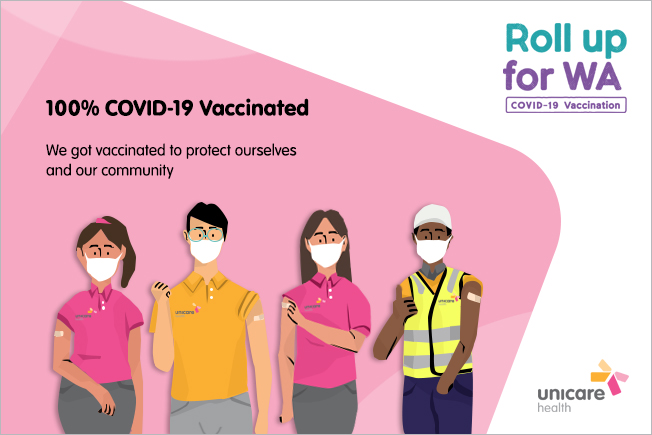 100% COVID-19 Vaccinated
