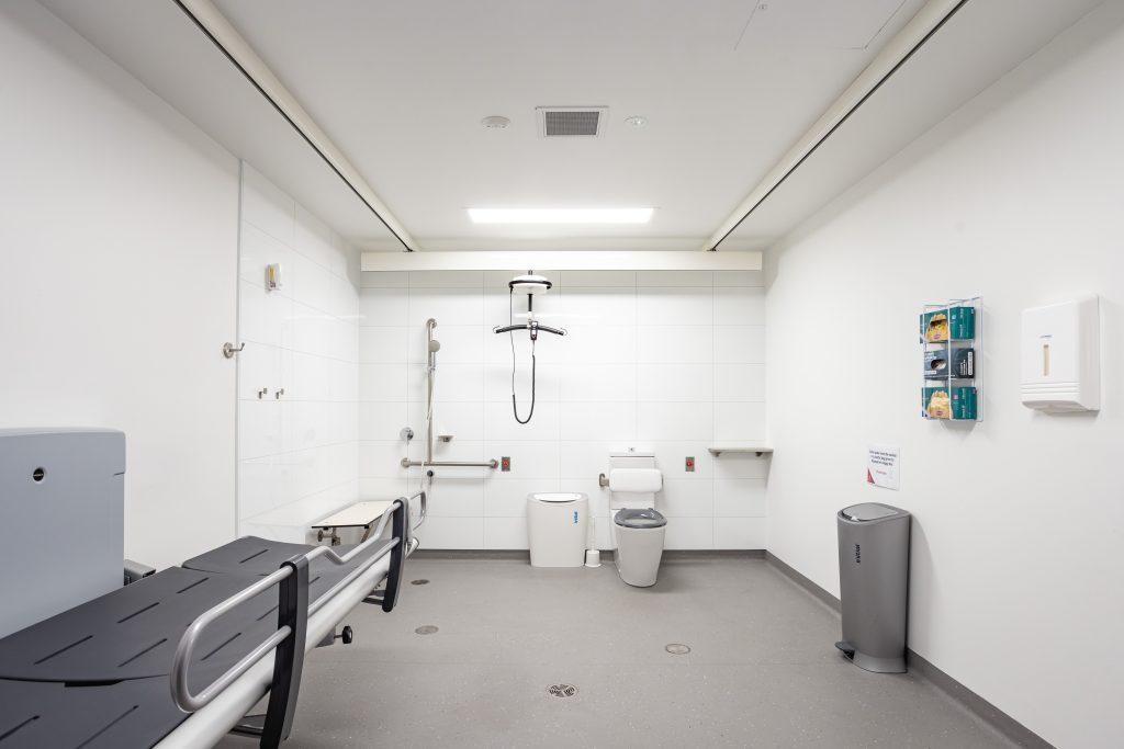 Unicare Health installs ceiling hoists and accessible changeroom